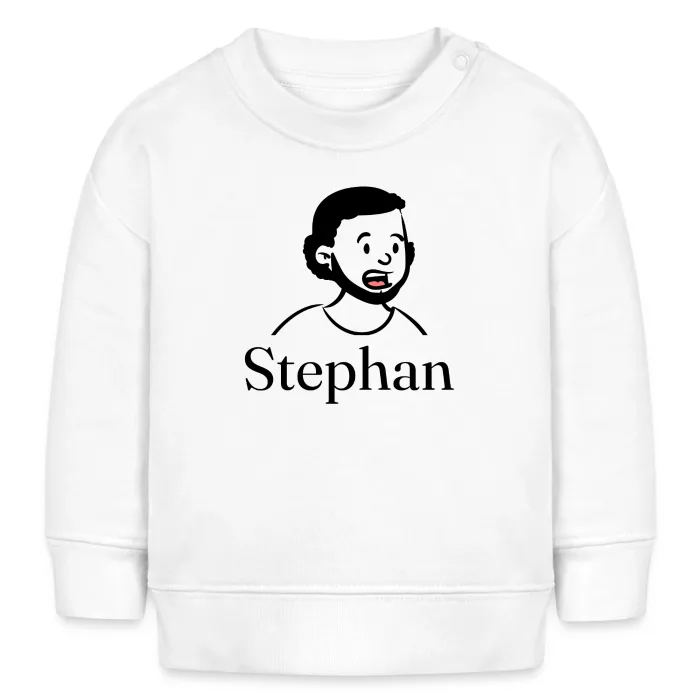 Sweat bébé personnalisé au prénom Stephan