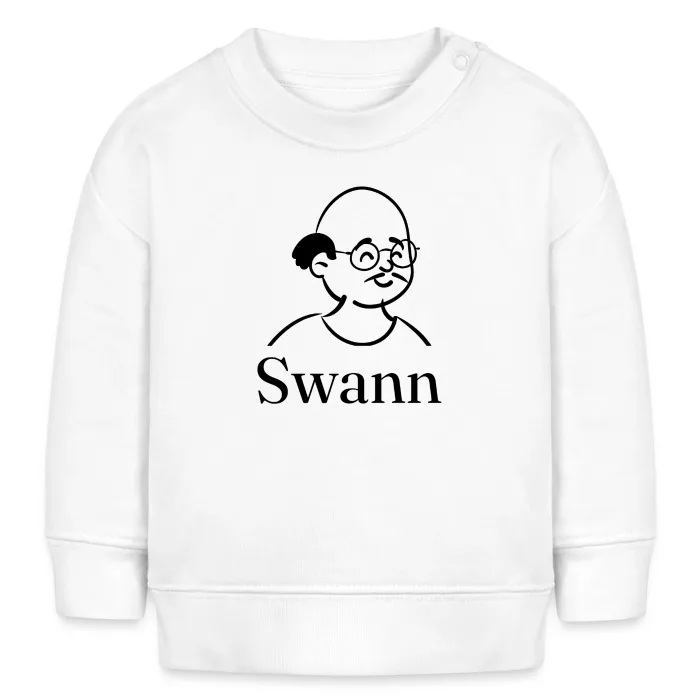Sweat bébé personnalisé au prénom Swann