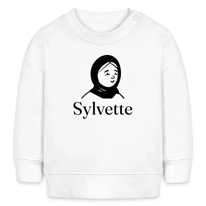 Sweat bébé personnalisé au prénom Sylvette