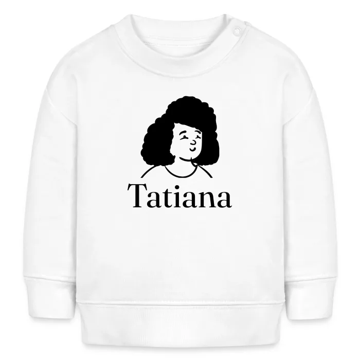 Sweat bébé personnalisé au prénom Tatiana