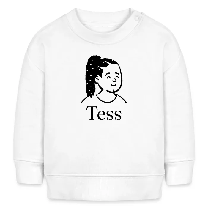 Sweat bébé personnalisé au prénom Tess