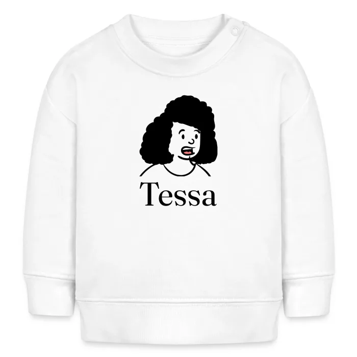 Sweat bébé personnalisé au prénom Tessa