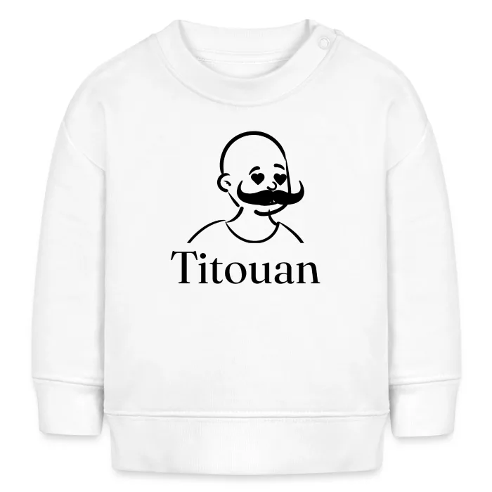 Sweat bébé personnalisé au prénom Titouan