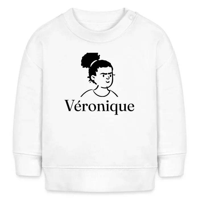 Sweat bébé personnalisé au prénom Véronique