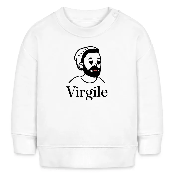 Sweat bébé personnalisé au prénom Virgile