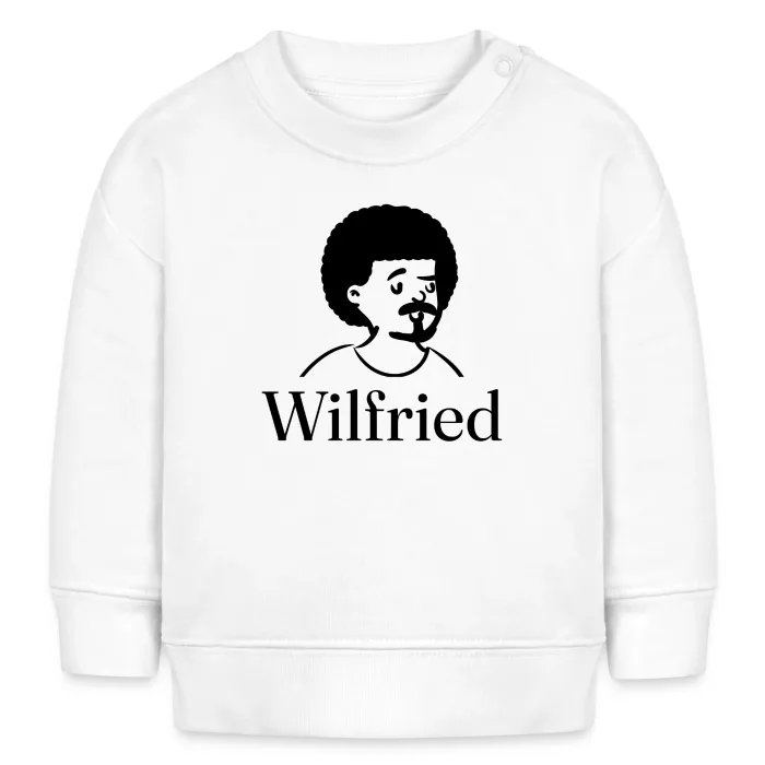 Sweat bébé personnalisé au prénom Wilfried