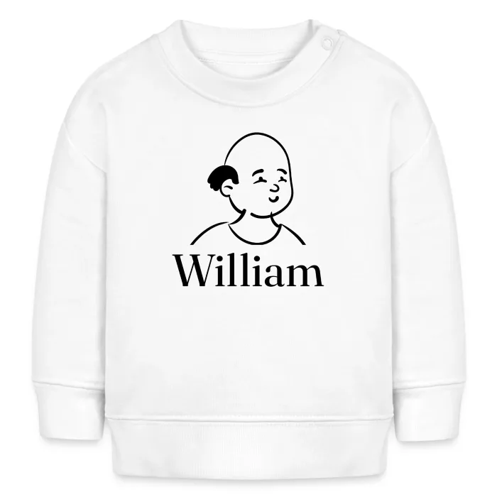 Sweat bébé personnalisé au prénom William