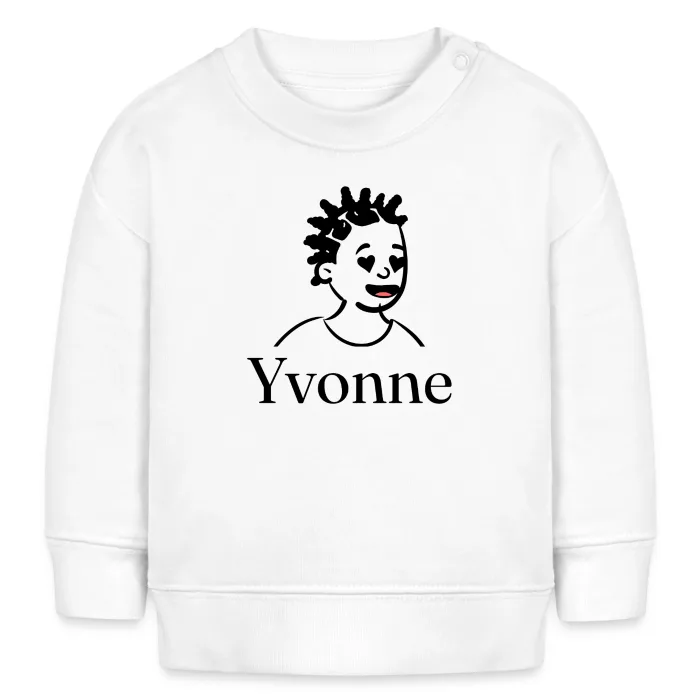 Sweat bébé personnalisé au prénom Yvonne