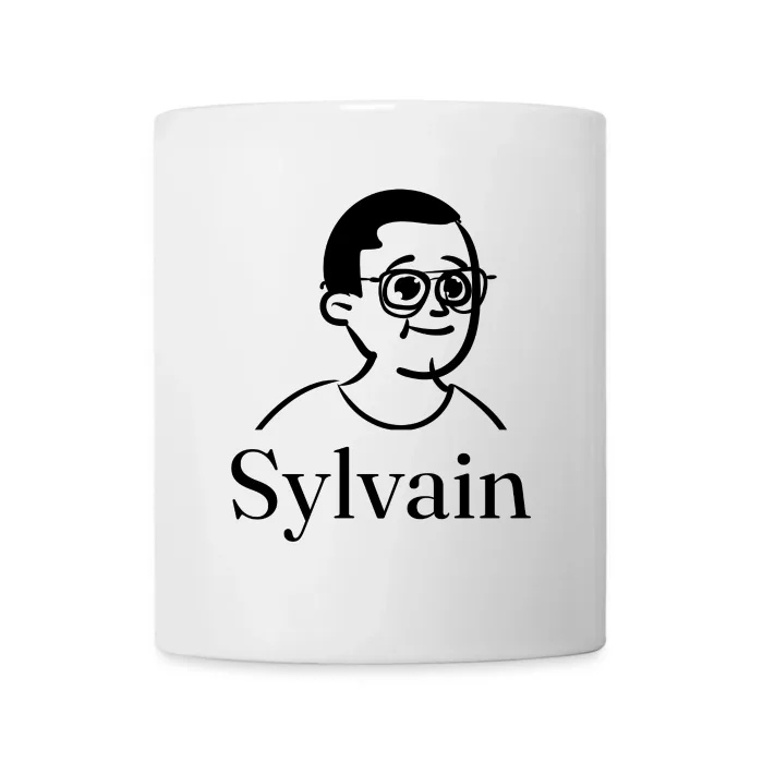 Mug personnalisé au prénom Sylvain