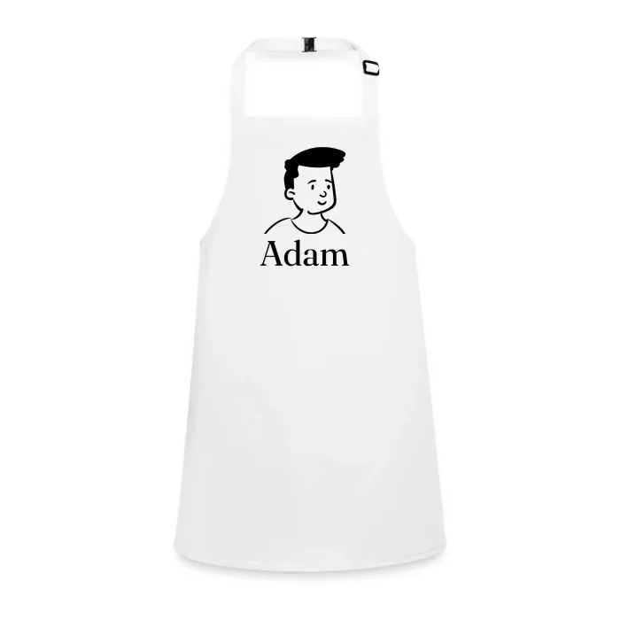 Tablier enfant personnalisé au prénom Adam