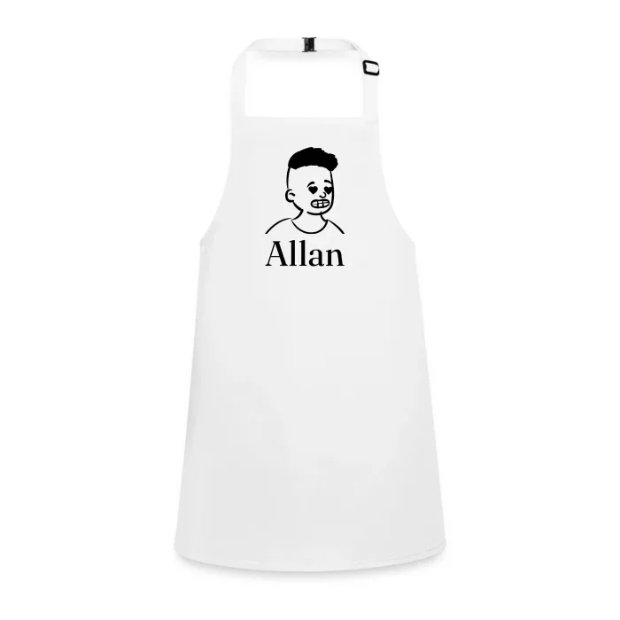 Tablier enfant personnalisé au prénom Allan