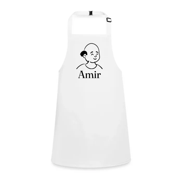 Tablier enfant personnalisé au prénom Amir