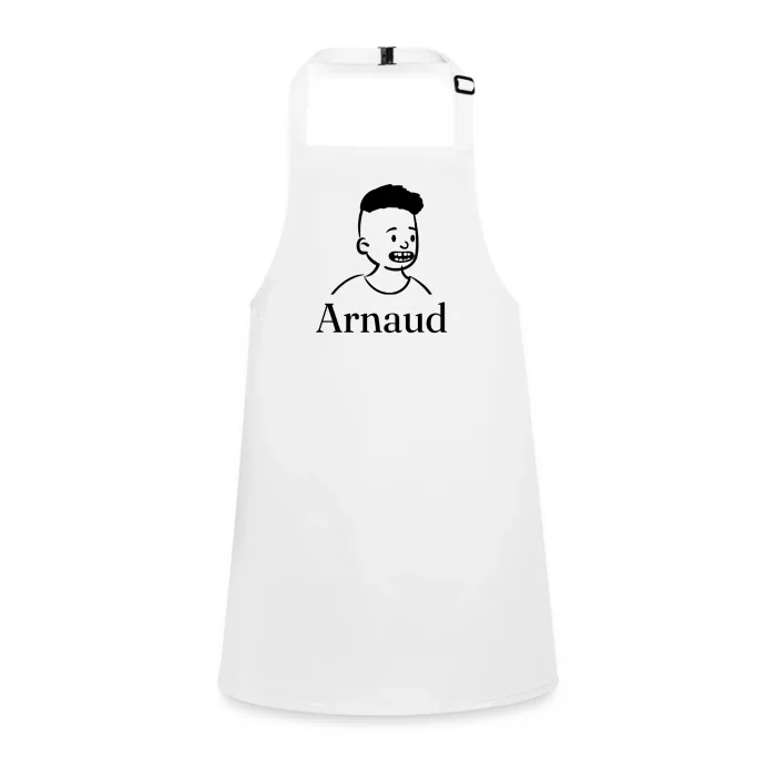 Tablier enfant personnalisé au prénom Arnaud