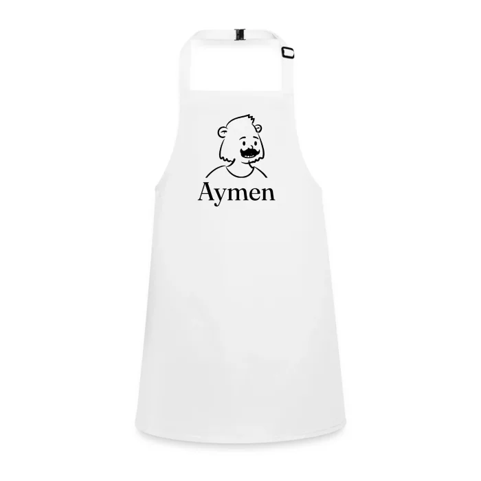 Tablier enfant personnalisé au prénom Aymen