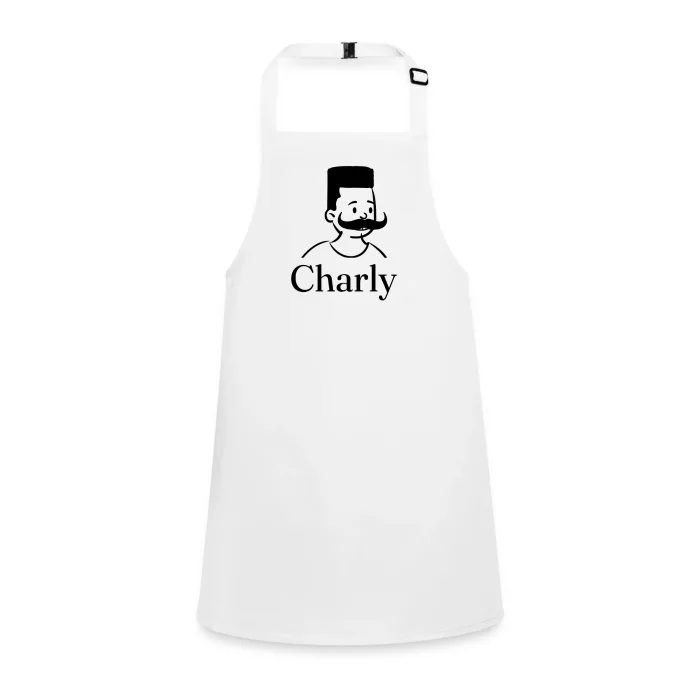 Tablier enfant personnalisé au prénom Charly