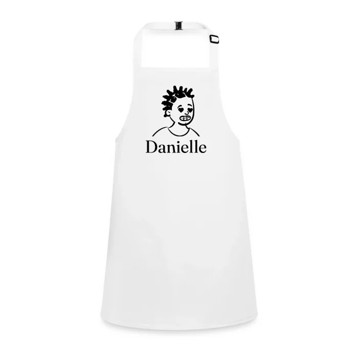 Tablier enfant personnalisé au prénom Danielle