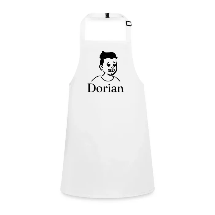 Tablier enfant personnalisé au prénom Dorian