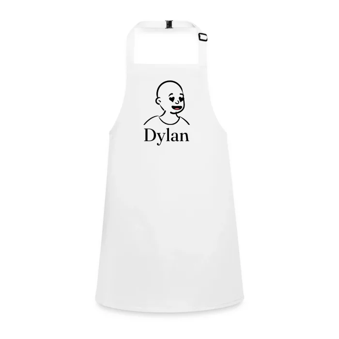 Tablier enfant personnalisé au prénom Dylan