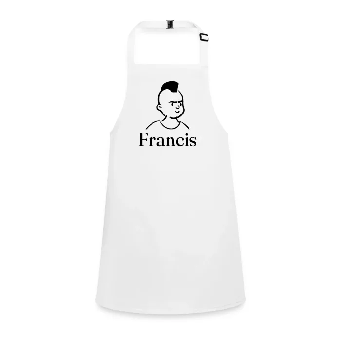 Tablier enfant personnalisé au prénom Francis