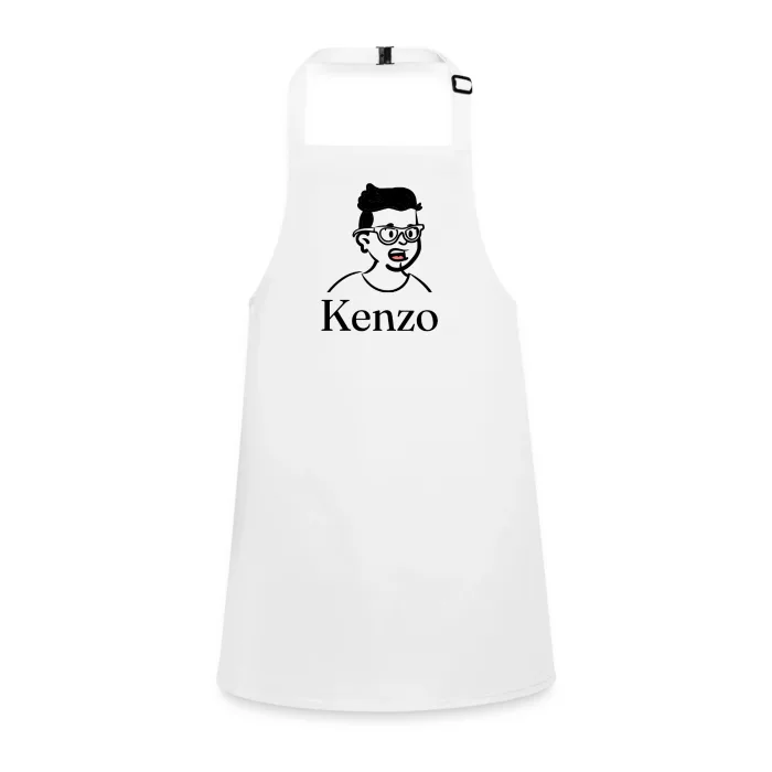 Tablier enfant personnalisé au prénom Kenzo