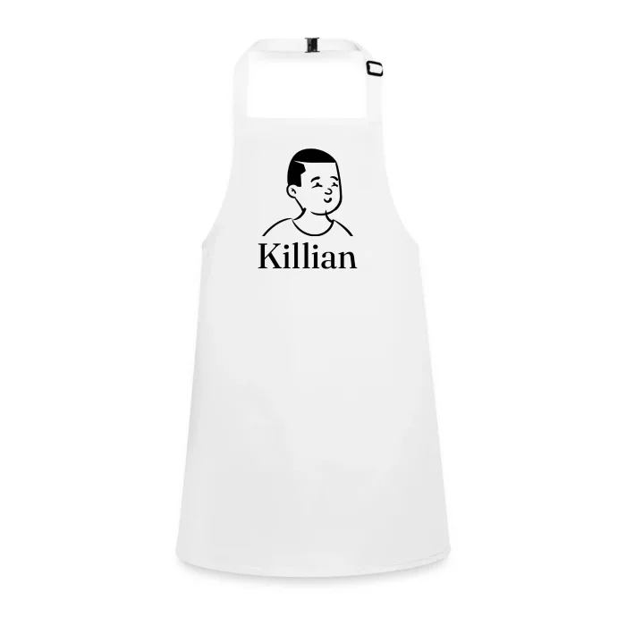Tablier enfant personnalisé au prénom Killian