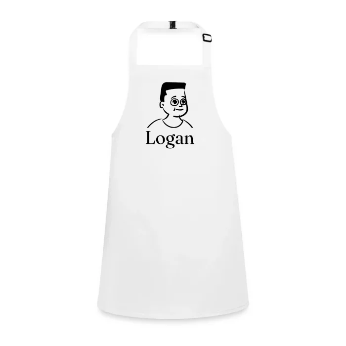 Tablier enfant personnalisé au prénom Logan