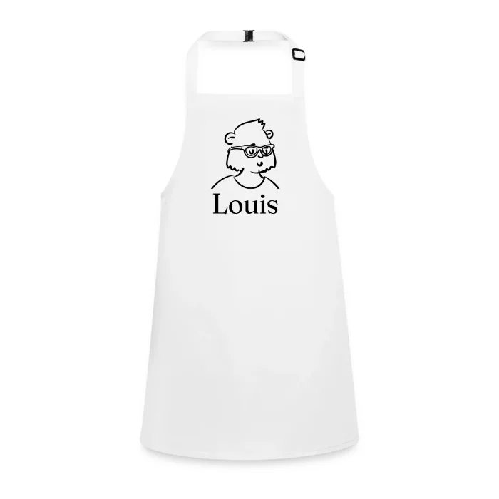 Tablier enfant personnalisé au prénom Louis