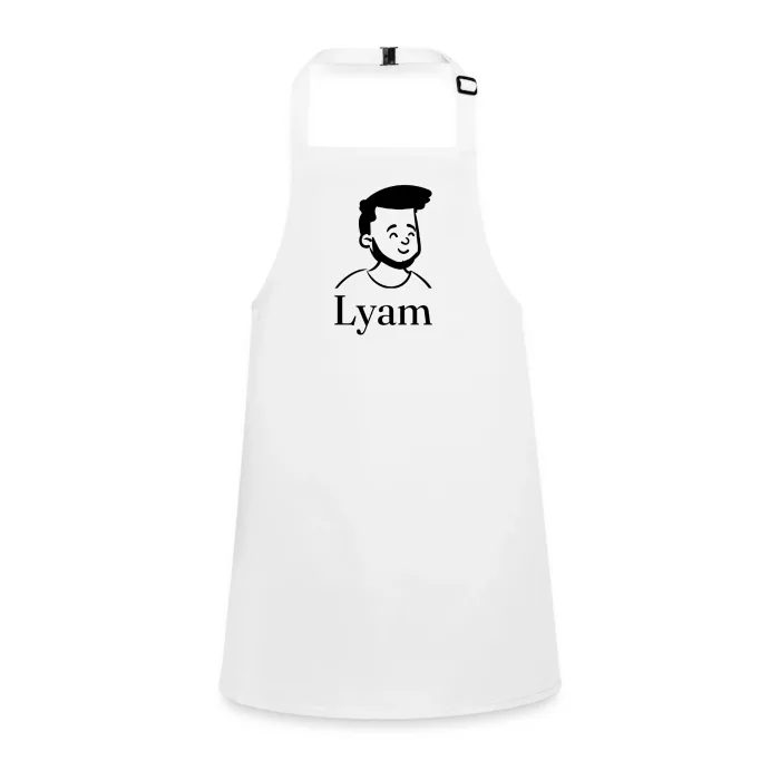 Tablier enfant personnalisé au prénom Lyam