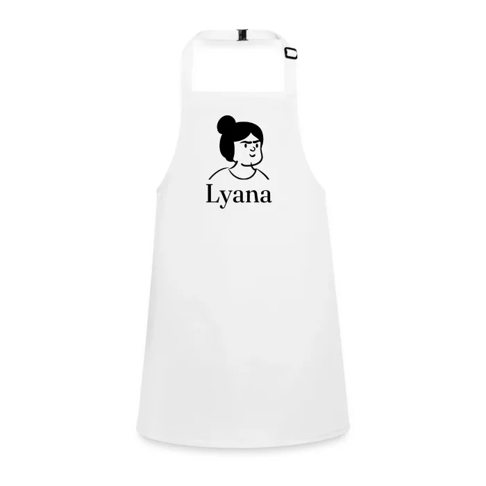 Tablier enfant personnalisé au prénom Lyana