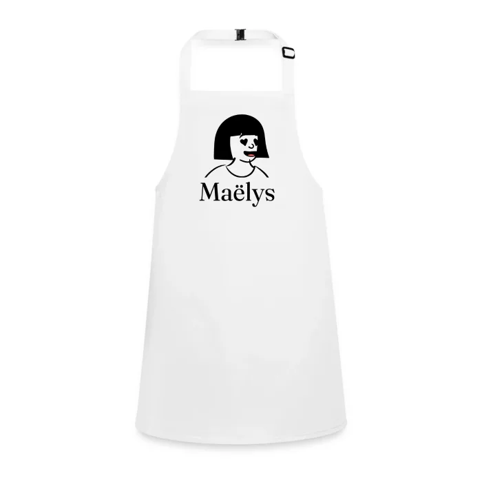 Tablier enfant personnalisé au prénom Maëlys
