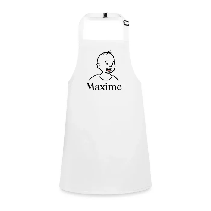 Tablier enfant personnalisé au prénom Maxime