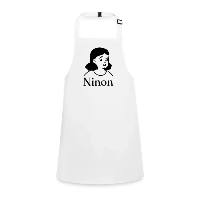 Tablier enfant personnalisé au prénom Ninon