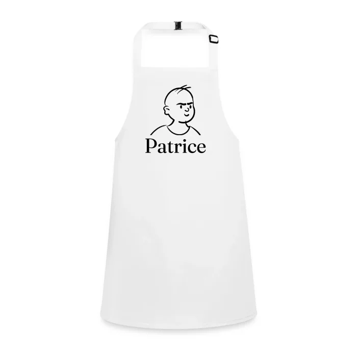 Tablier enfant personnalisé au prénom Patrice