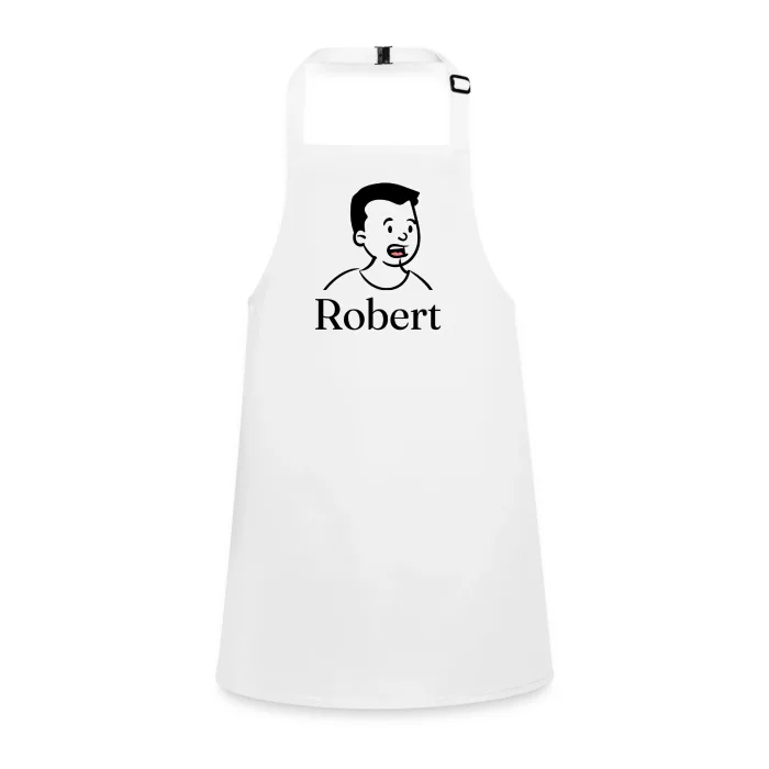 Tablier enfant personnalisé au prénom Robert