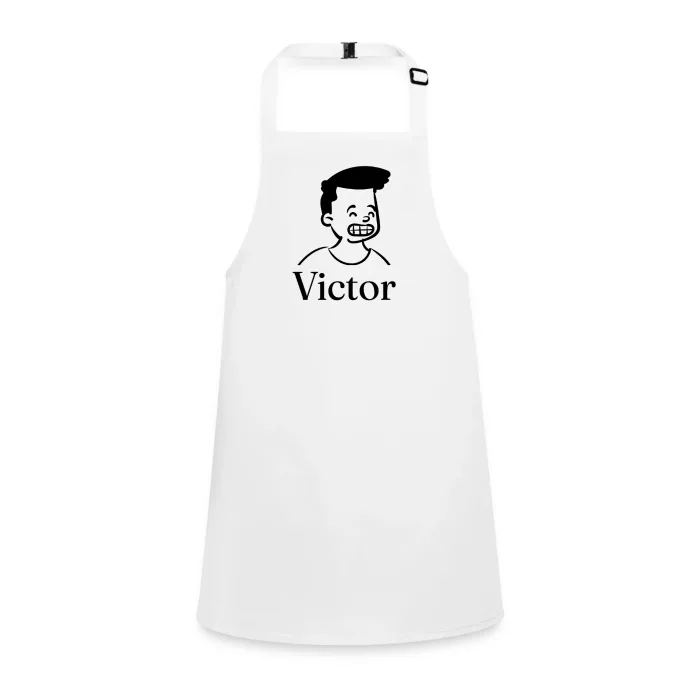 Tablier enfant personnalisé au prénom Victor