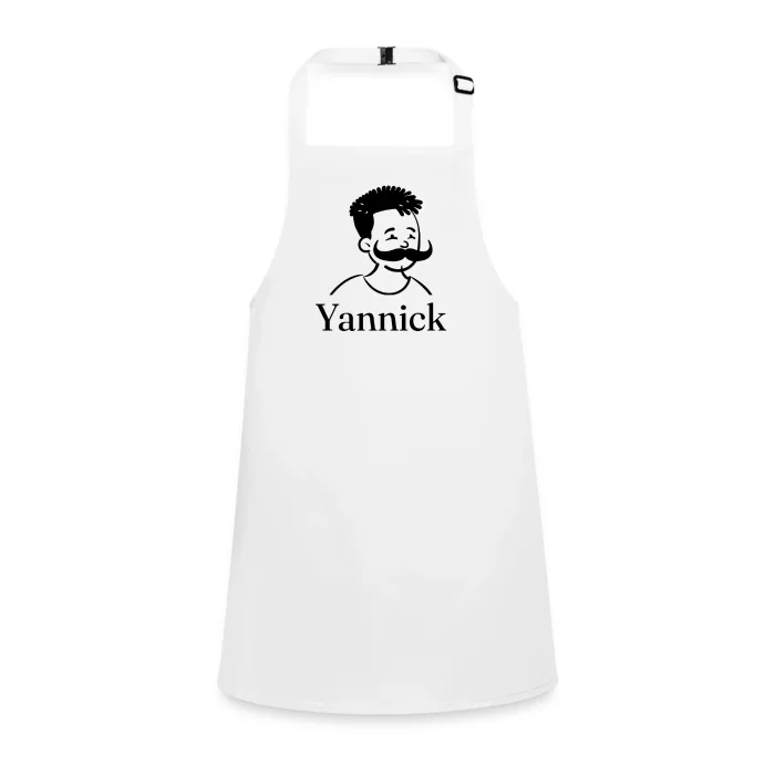 Tablier enfant personnalisé au prénom Yannick
