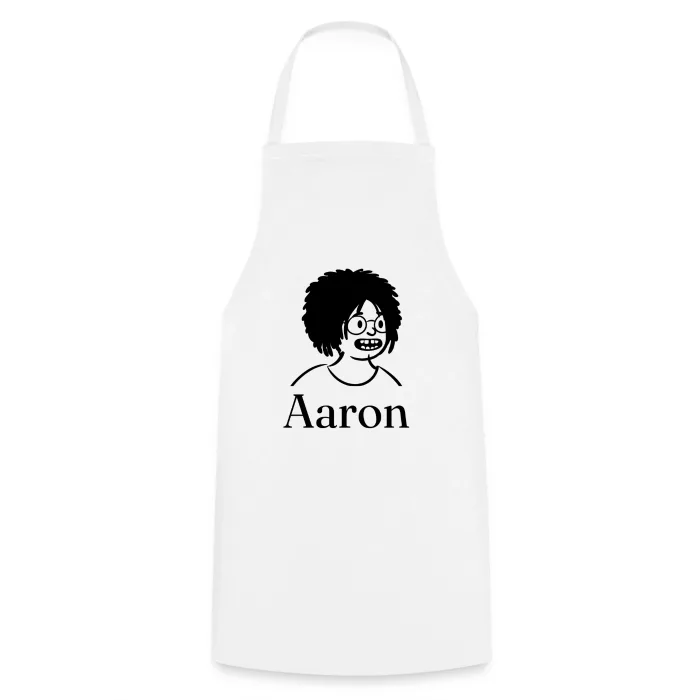 Tablier de cuisine personnalisé au prénom Aaron