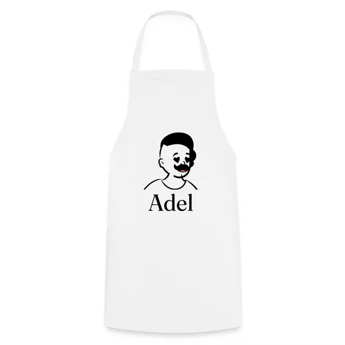 Tablier de cuisine personnalisé au prénom Adel