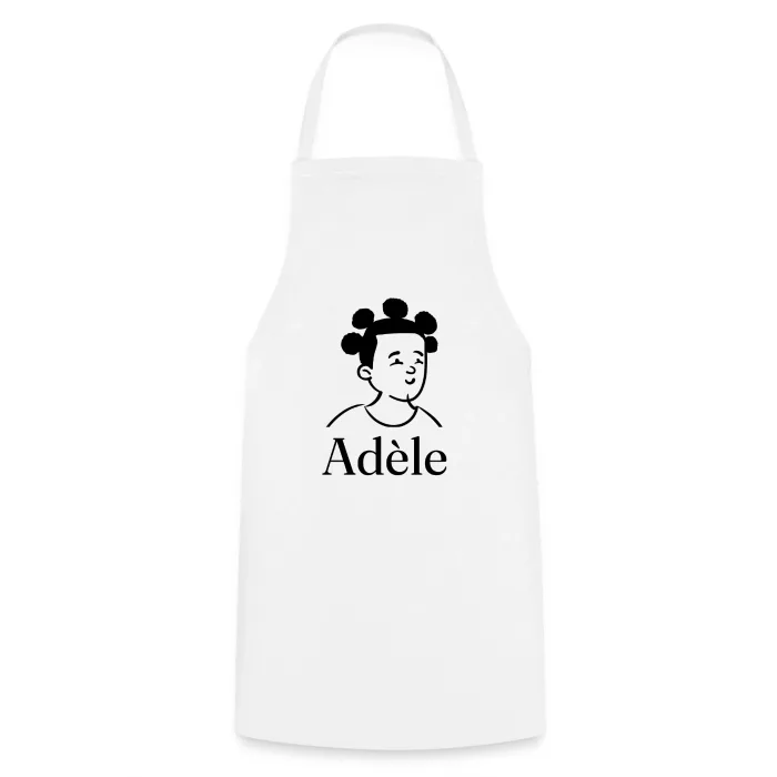 Tablier de cuisine personnalisé au prénom Adèle