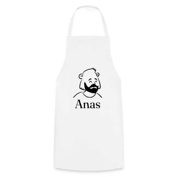 Tablier de cuisine personnalisé au prénom Anas
