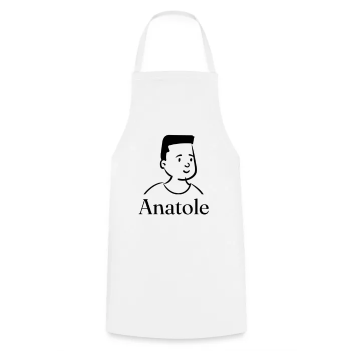 Tablier de cuisine personnalisé au prénom Anatole