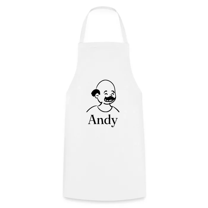 Tablier de cuisine personnalisé au prénom Andy