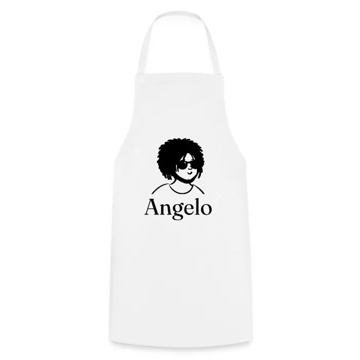Tablier de cuisine personnalisé au prénom Angelo