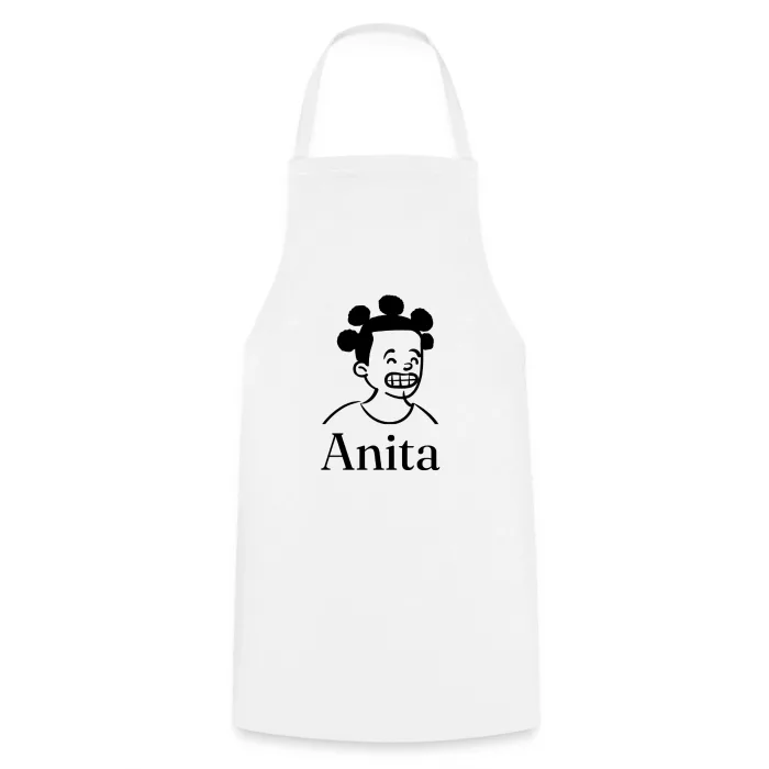 Tablier de cuisine personnalisé au prénom Anita