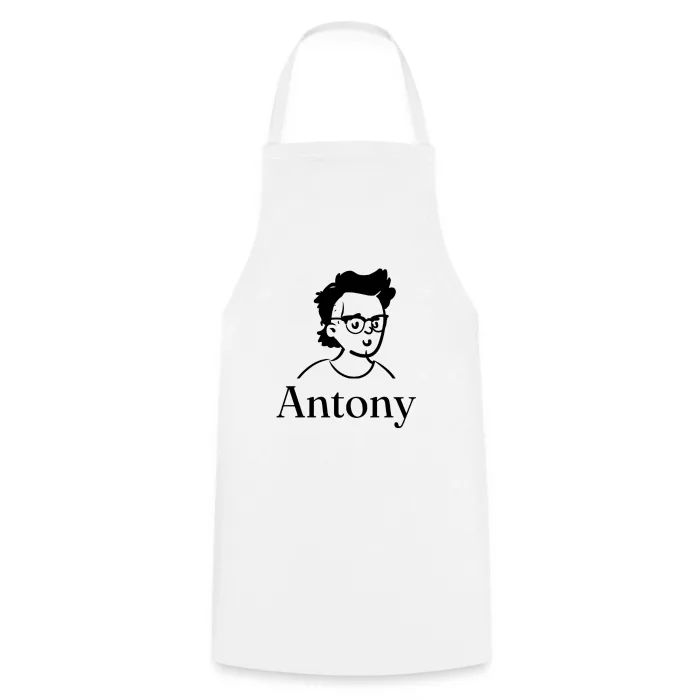 Tablier de cuisine personnalisé au prénom Antony