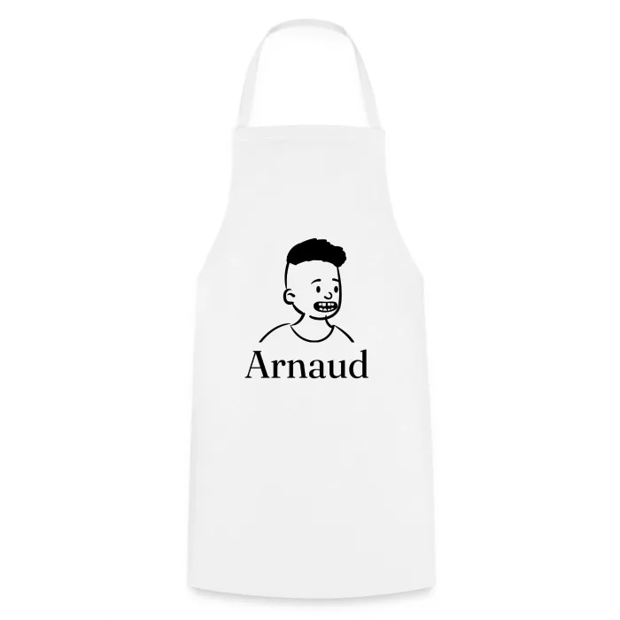 Tablier de cuisine personnalisé au prénom Arnaud