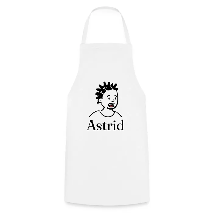 Tablier de cuisine personnalisé au prénom Astrid