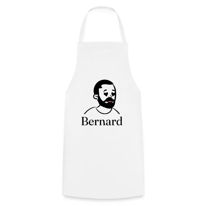 Tablier de cuisine personnalisé au prénom Bernard