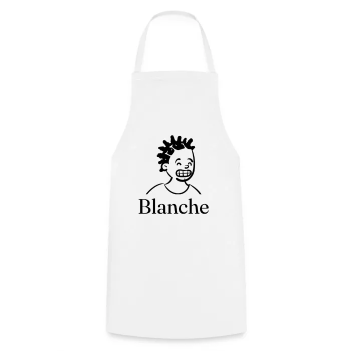 Tablier de cuisine personnalisé au prénom Blanche