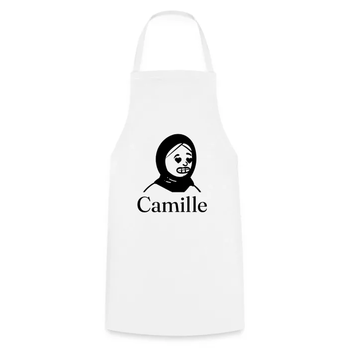 Tablier de cuisine personnalisé au prénom Camille